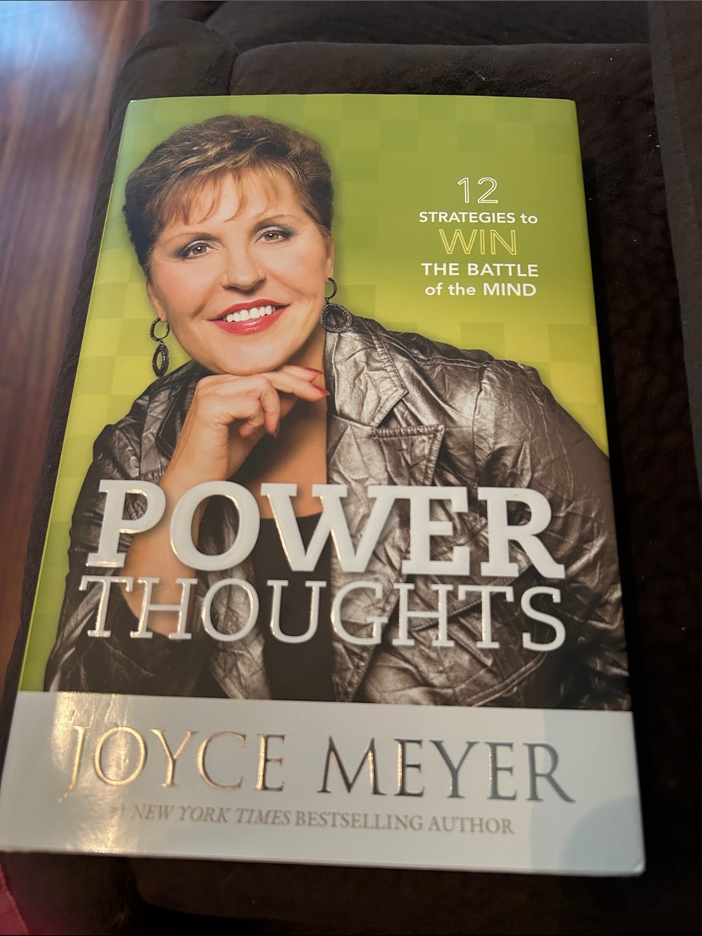 Women’s Metallic Gray Leather Jacket - Joyce Meyer Style